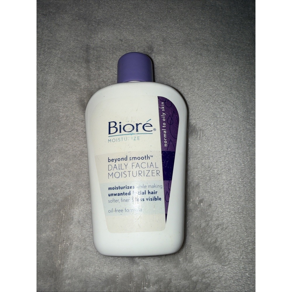 Biore Beyond Smooth Hair Minimizing Daily Facial Moisturizer New Old Stock